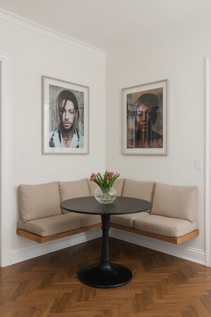 Floating Corner Banquette