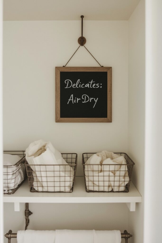 Small Chalkboard Sign for Notes



