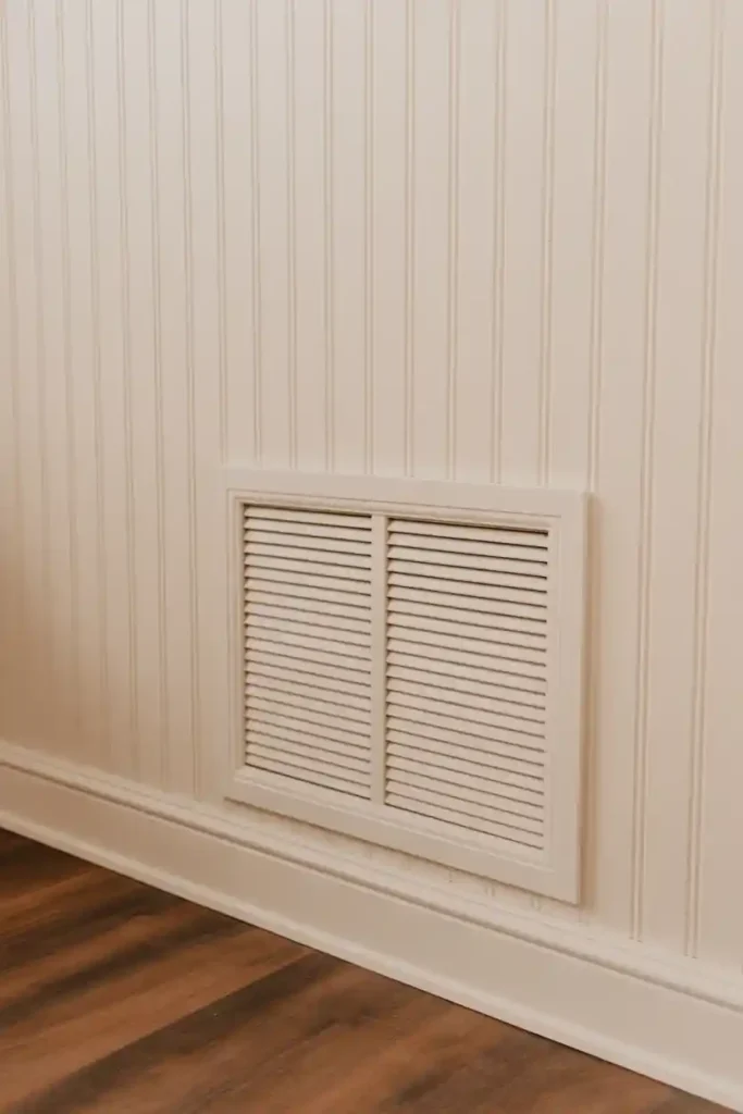Install Vent Covers That Match Wall Style
