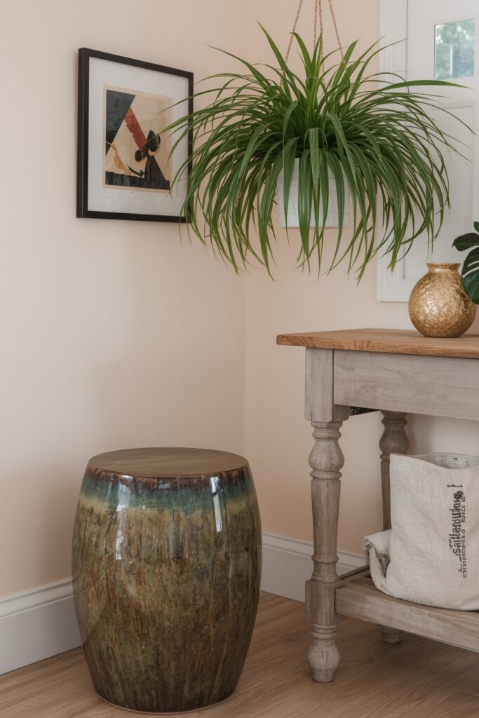 Garden Stool Used Indoors