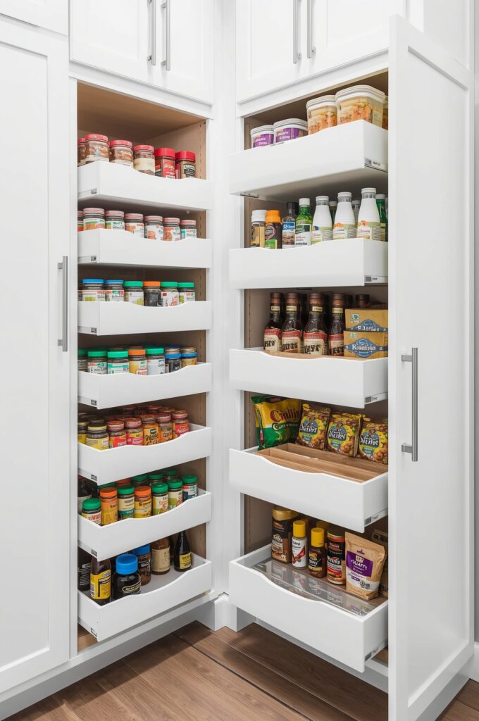 Shallow Pull-Out Pantry Drawers