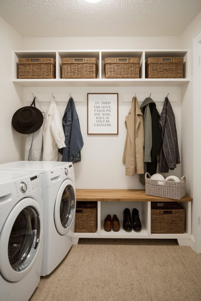  Two-in-One Mudroom and Laundry Combo


