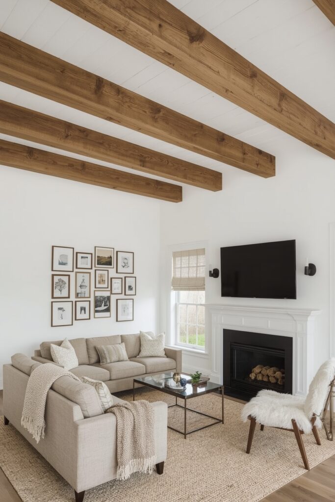 Faux Ceiling Beams for Architectural Interest