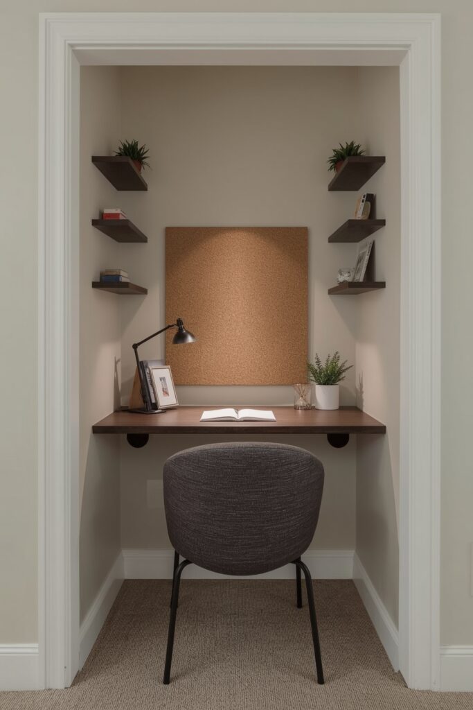 Wall-Mounted Corner Desk