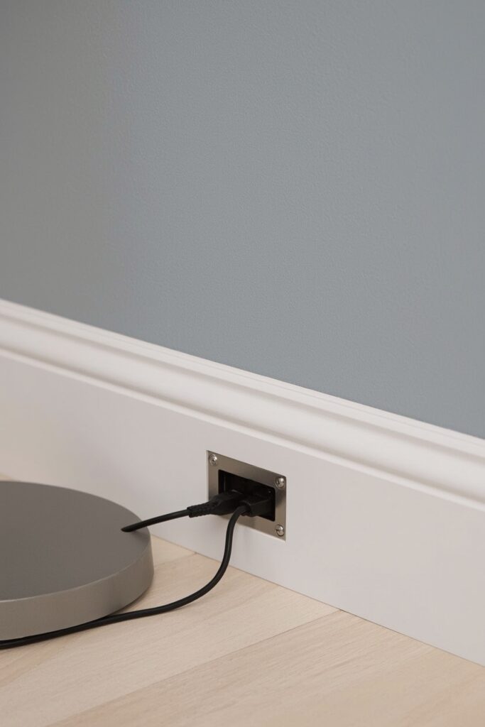 Hidden Cord Management Tracks