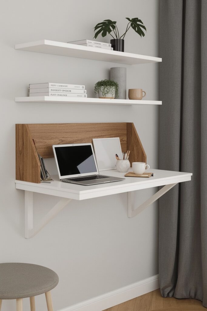 Fold-Down Wall Desk or Console