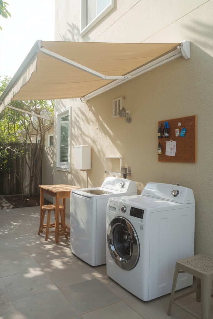 Retractable Awning Laundry Cover


