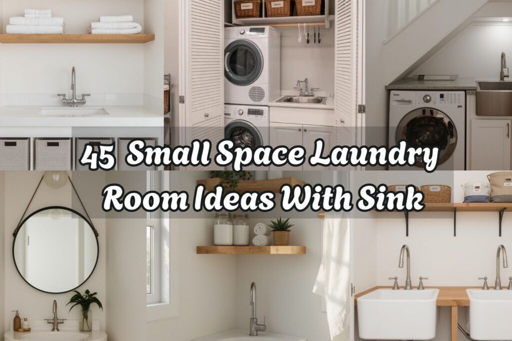Small Space Laundry Room Ideas With Sink