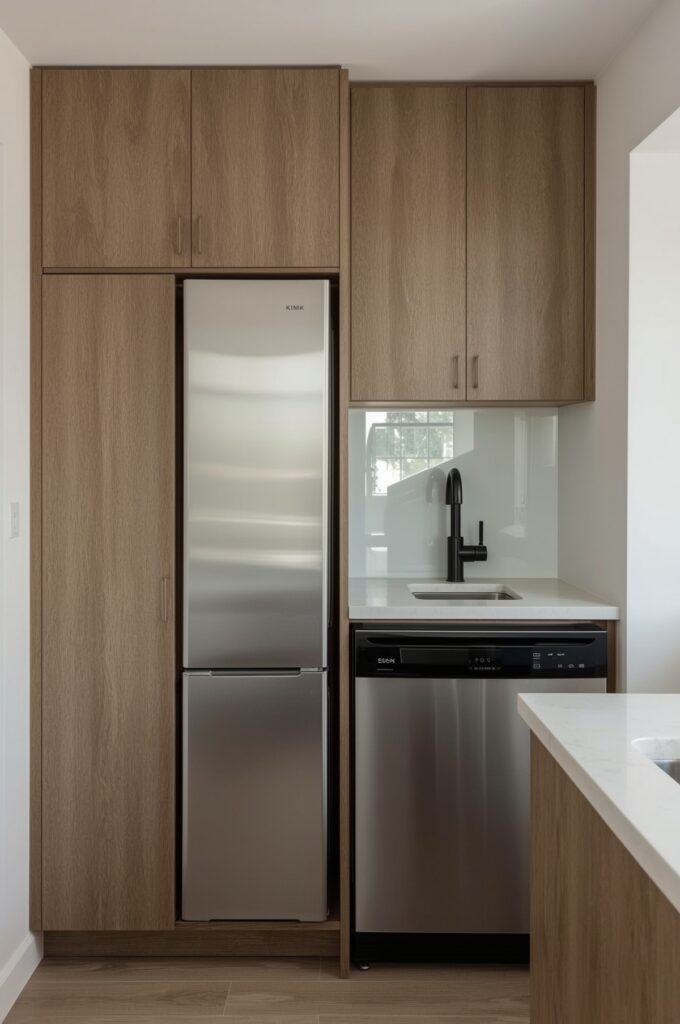 Hidden Appliances Behind Cabinetry