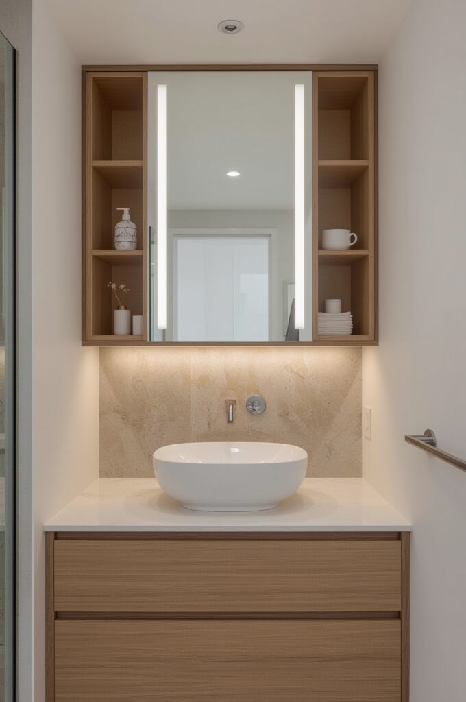 Multi-Functional Mirror Cabinet
