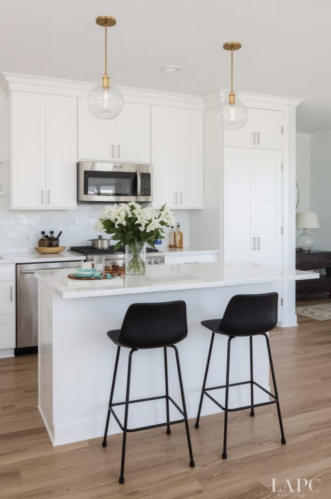 Mini Peninsula with Bar Stools