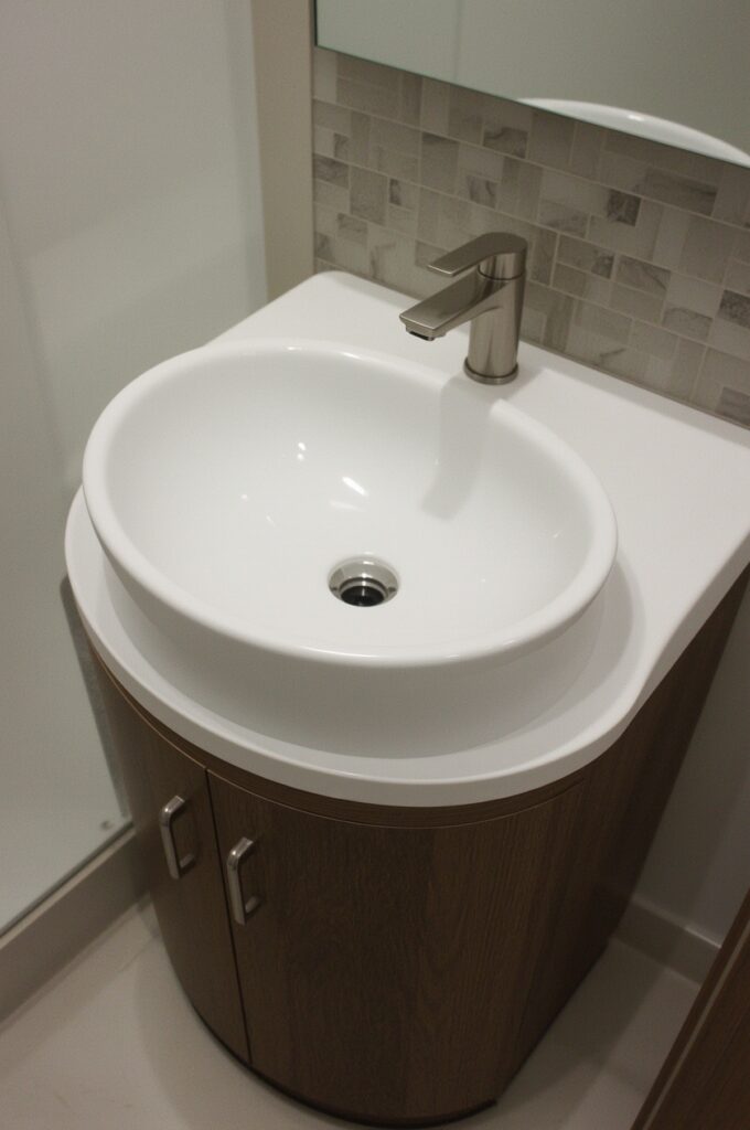 Round or Oval Vanity Basin