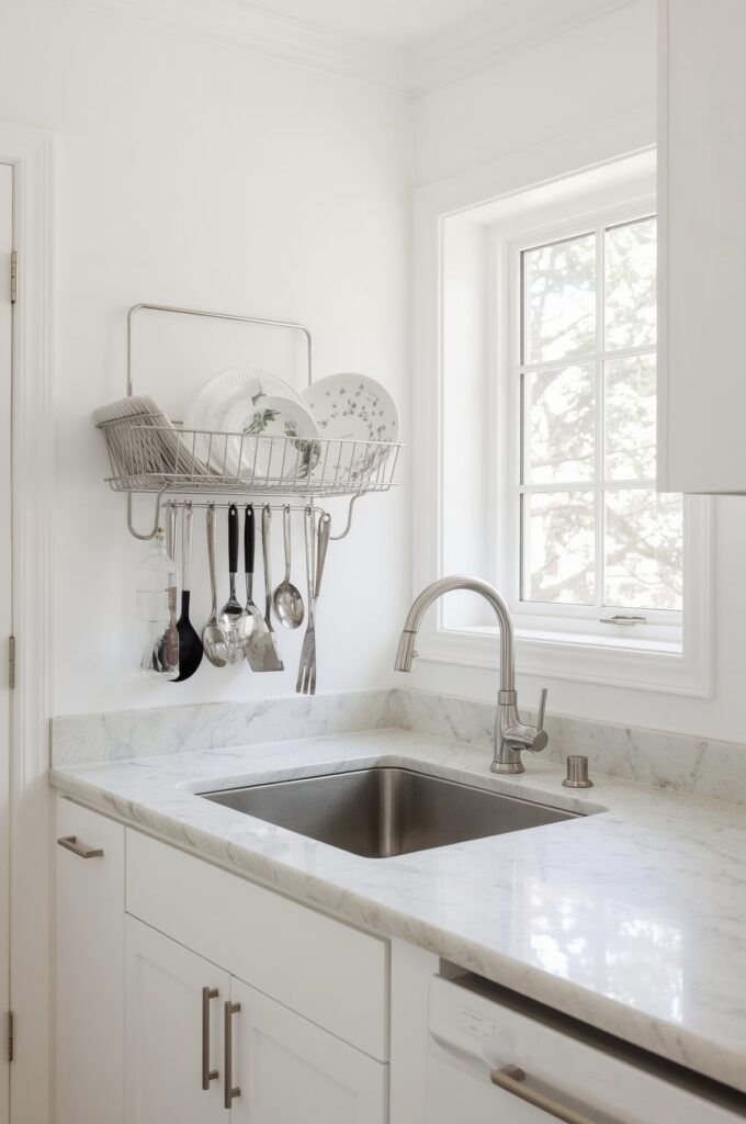 Over-the-Sink Hanging Storage Rack