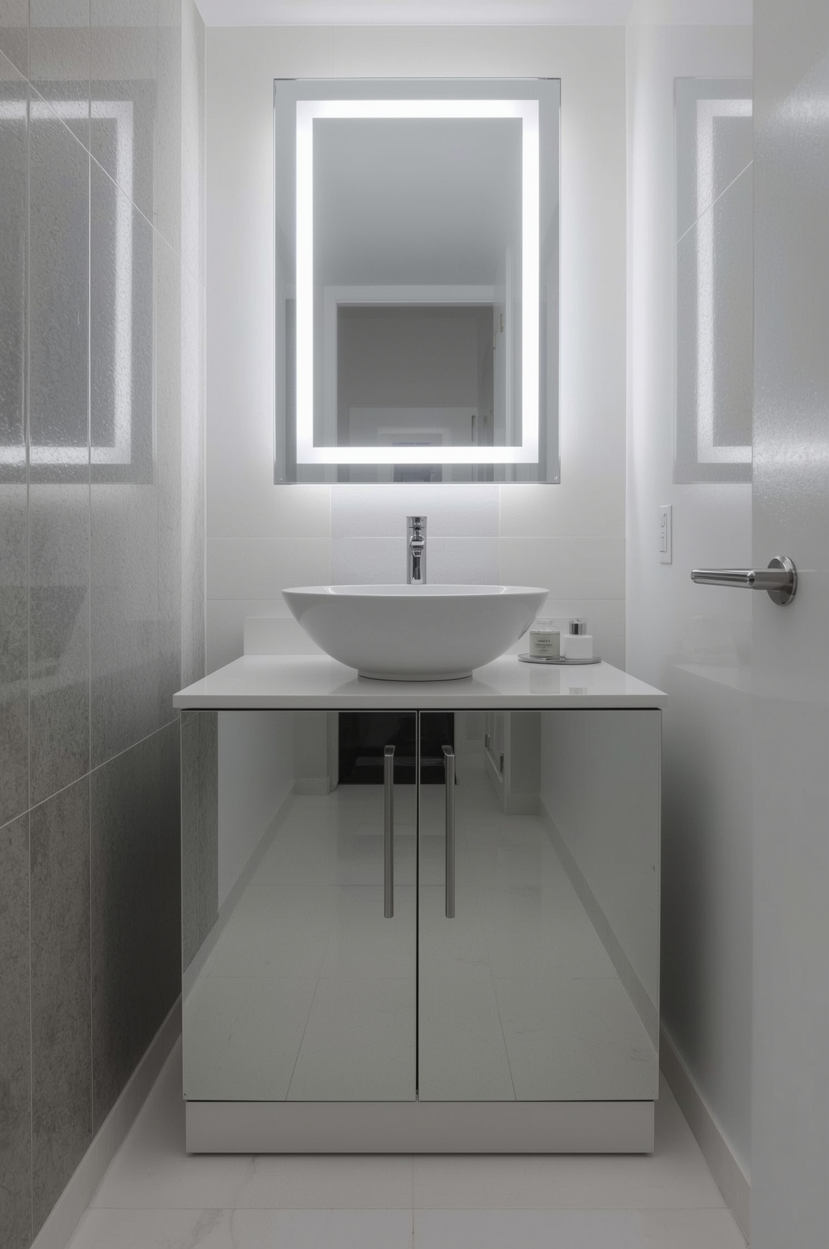 Small Window Vanity 45 Brilliant Small Space Bathroom Vanity Ideas to Maximize Style & Function