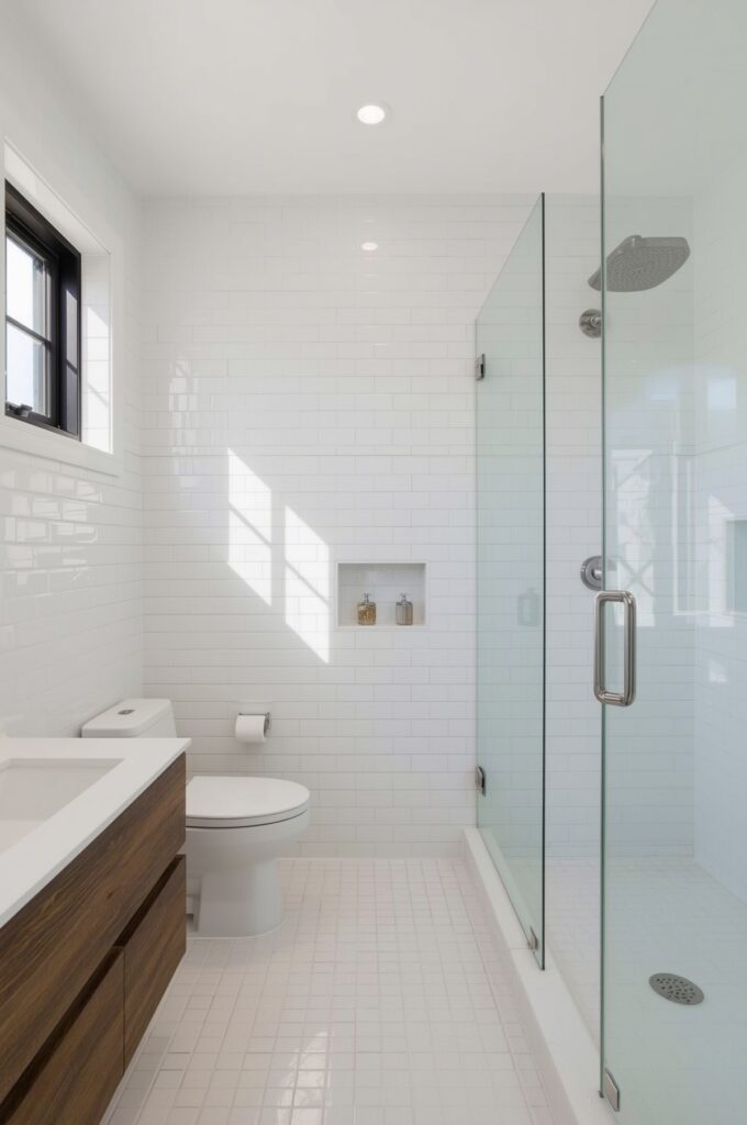 High-Gloss Tiles for Light Reflection