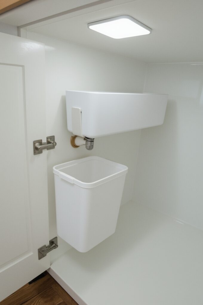 Over-Cabinet Door Trash Bin