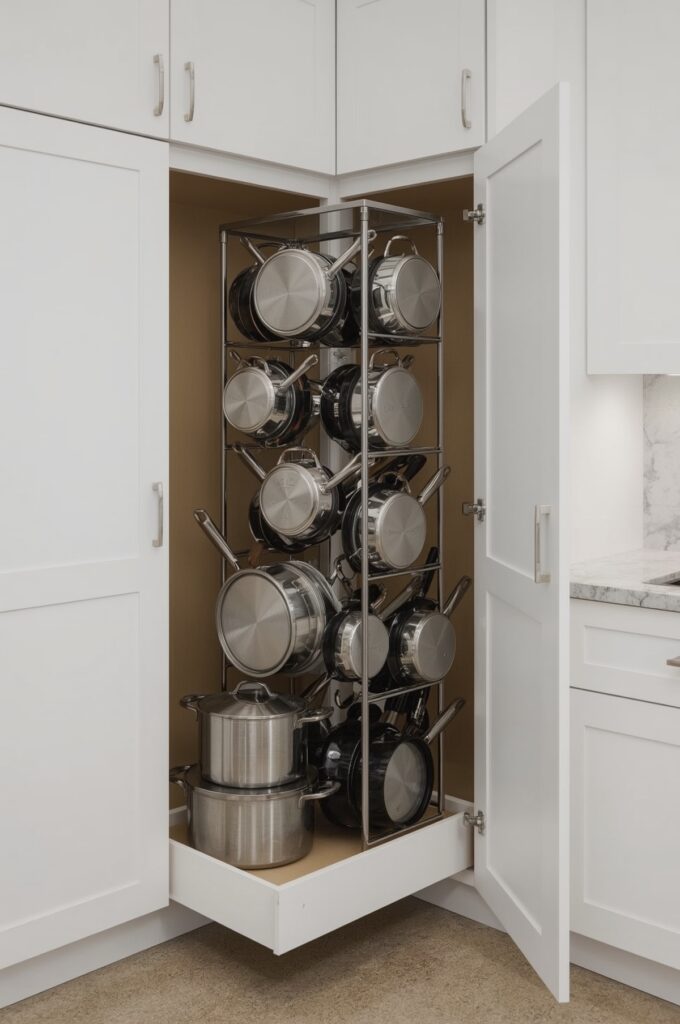 Smart Corner Carousel Cabinet