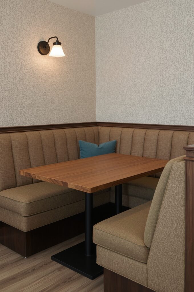 Built-In Booth with Cushions