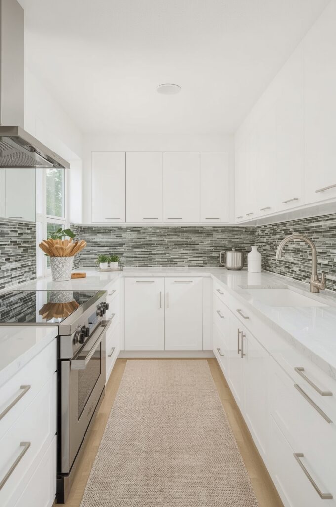 U-Shaped Layout with Slimline Cabinets