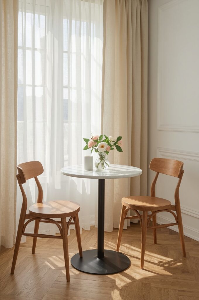 Compact Round Bistro Set