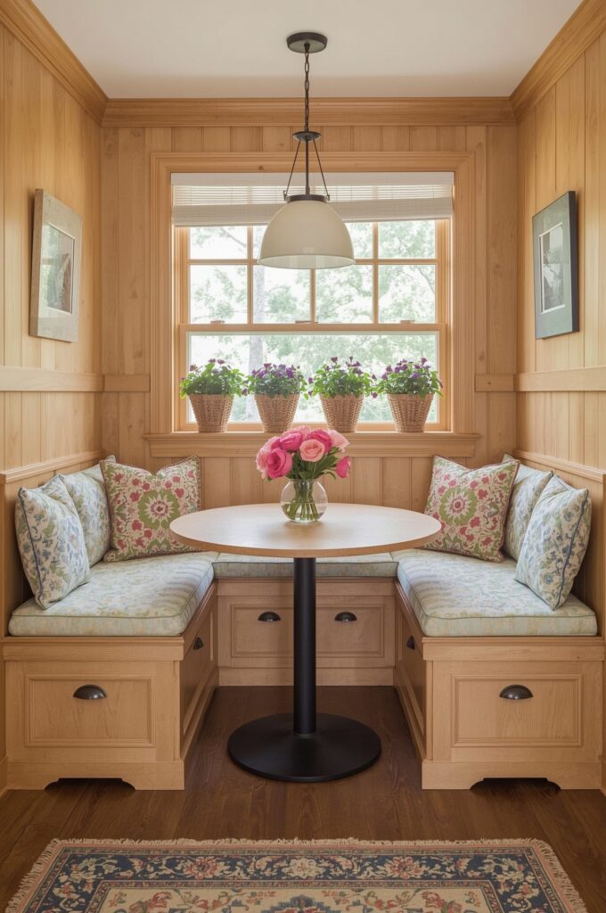 Built-In Bench Seating with Storage