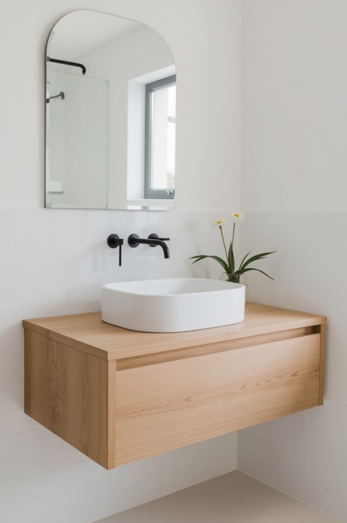 Scandinavian Light Wood Vanity
