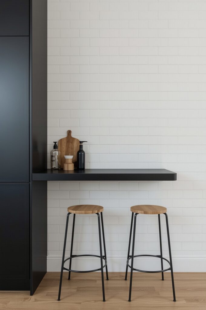 Wall-Mounted Bistro Counter