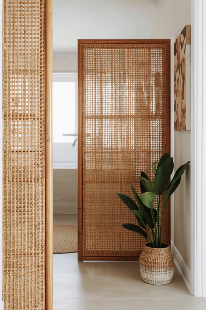 Woven Rattan Screens