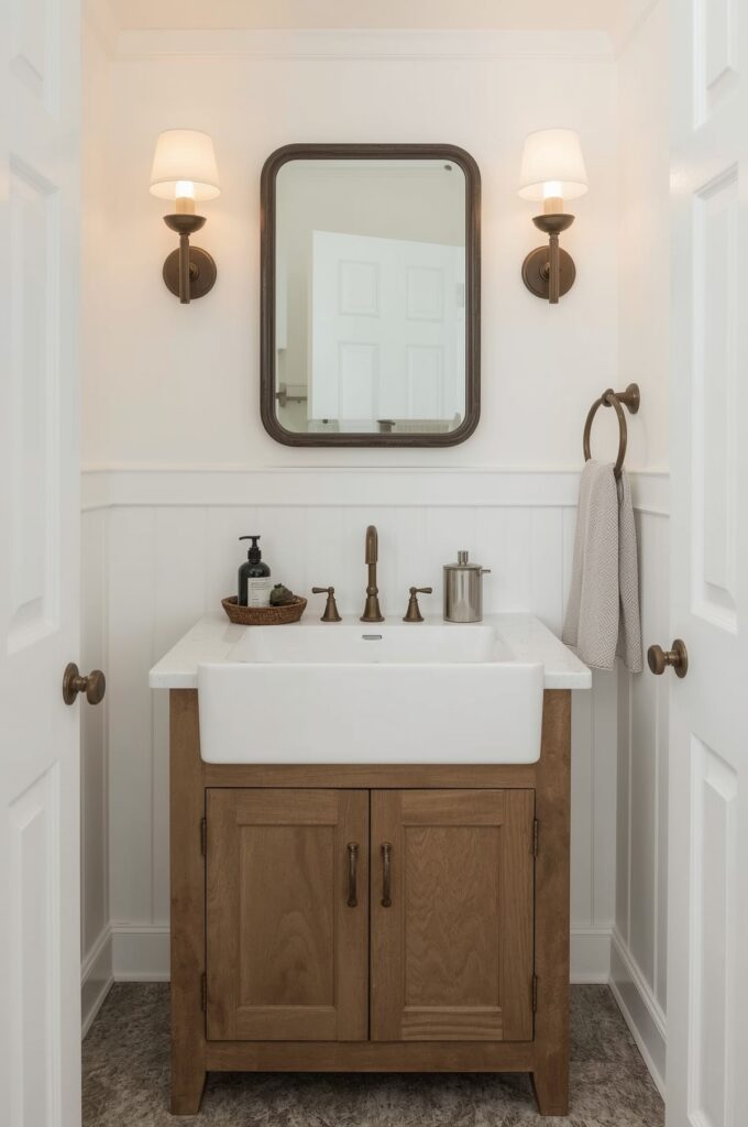 Farmhouse Apron-Front Sink Vanity