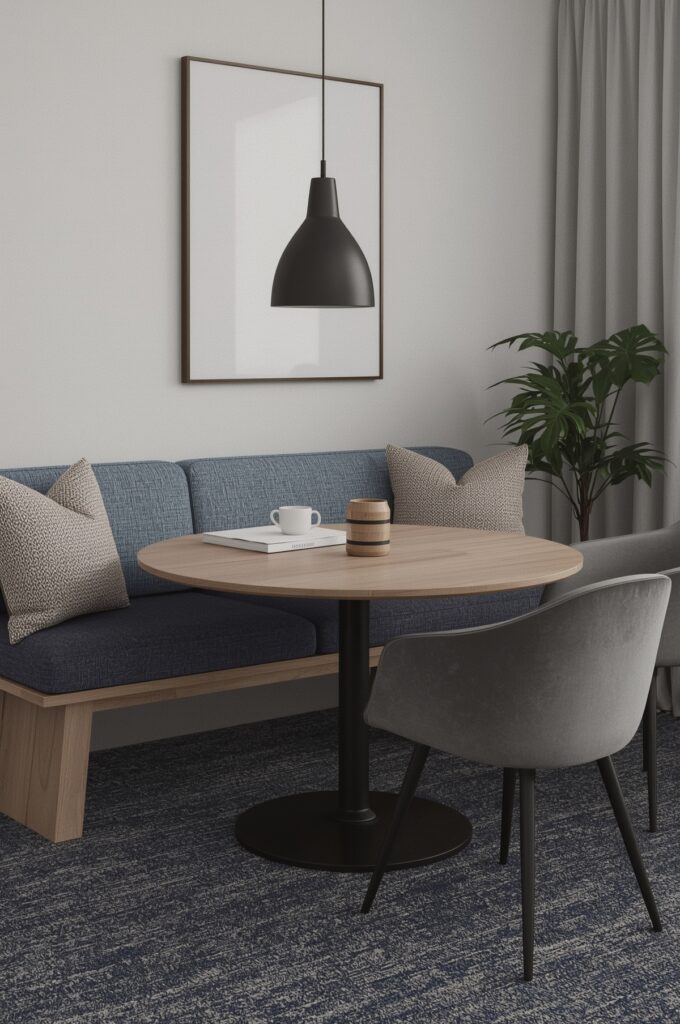 Bench and Chair Combination Seating