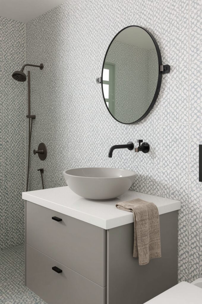 Wall-Mounted Faucets to Save Counter Space
