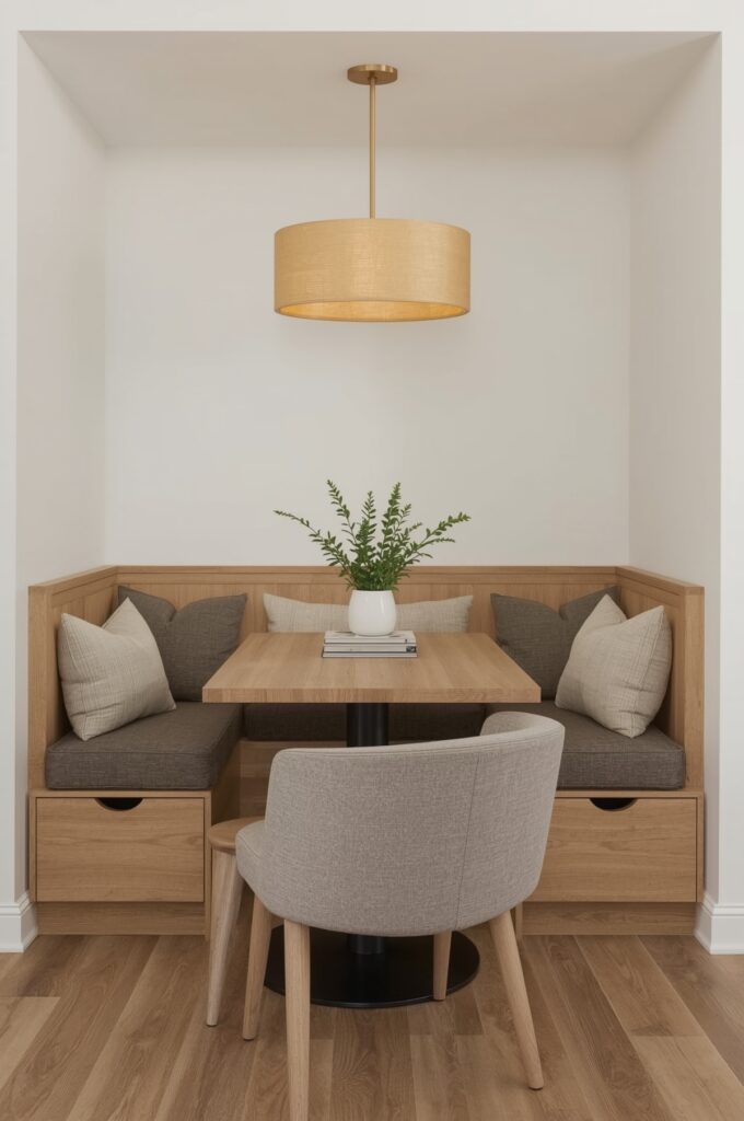 Bench Seating with Hidden Storage