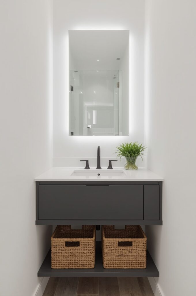 Slim Wall-Mounted Console