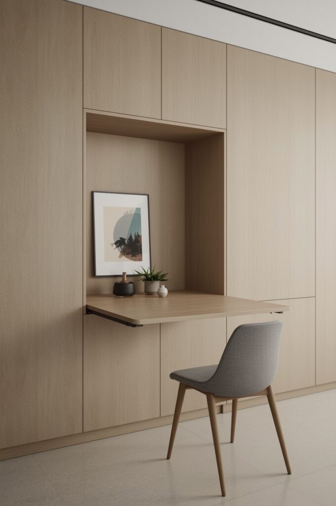 Wall Niche with Pull-Out Table