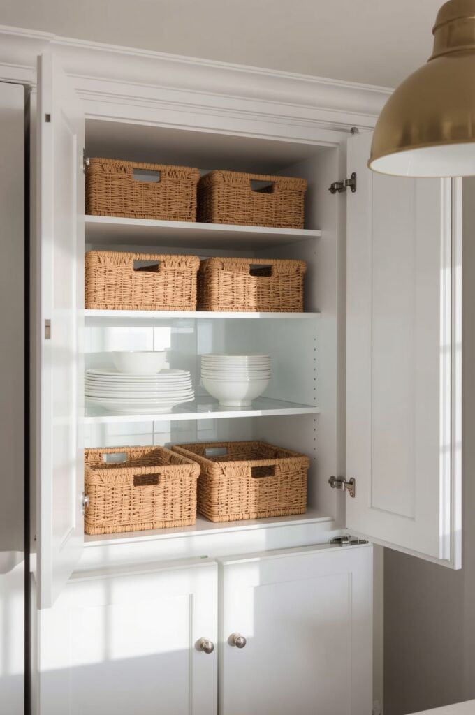Compact Over-the-Fridge Cabinet Organizer