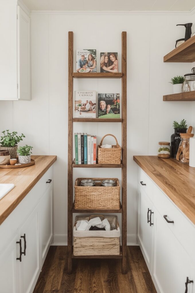 Multipurpose Ladder Shelf