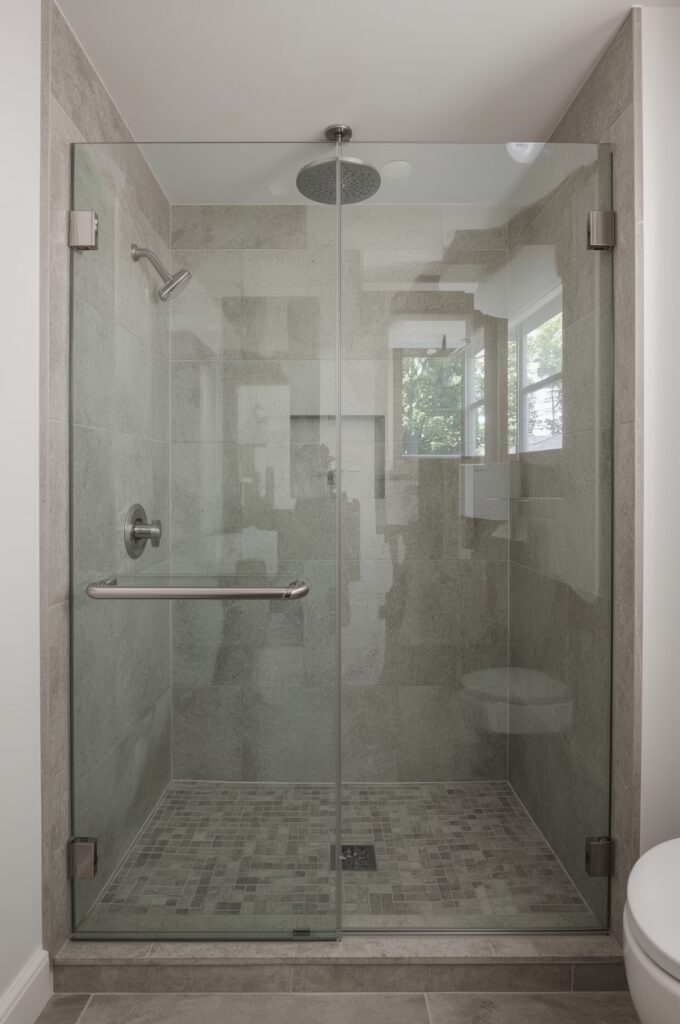 Glass Shower Enclosure for Openness