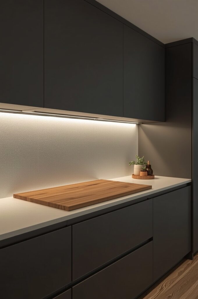 Sliding Countertop Cover for Cooktop