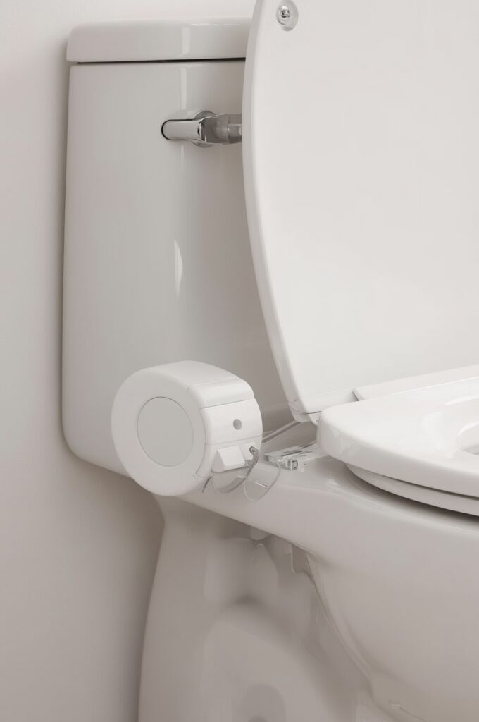 Compact Bidet Attachment for Toilet