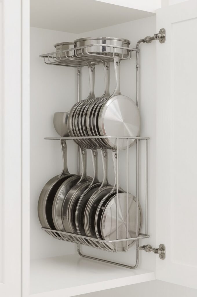 Vertical Pan and Lid Rack