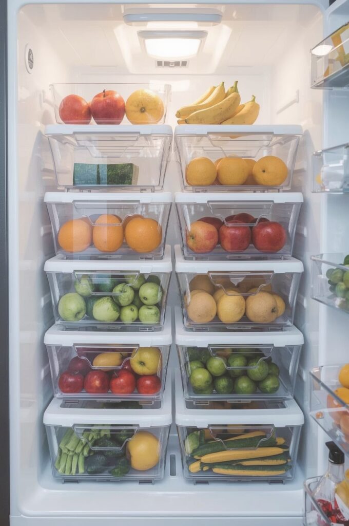 Stackable Fridge Storage Drawers