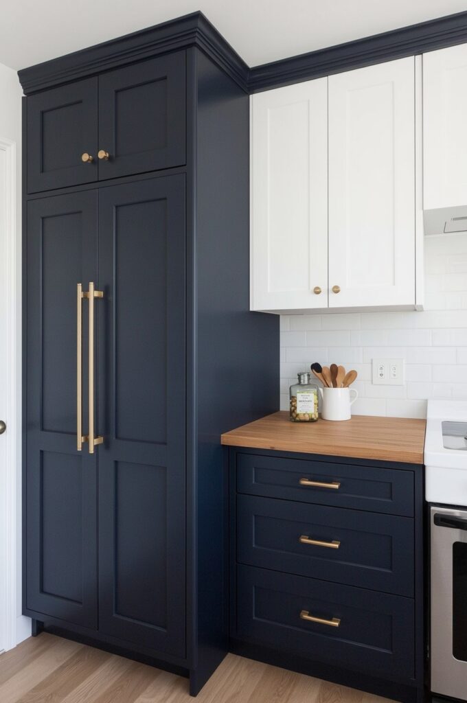 Two-Tone Cabinetry for Depth