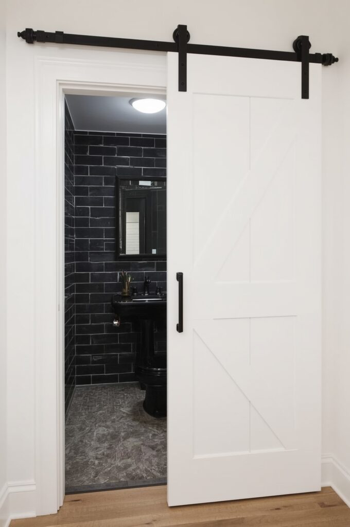 Sliding Barn Door Entry