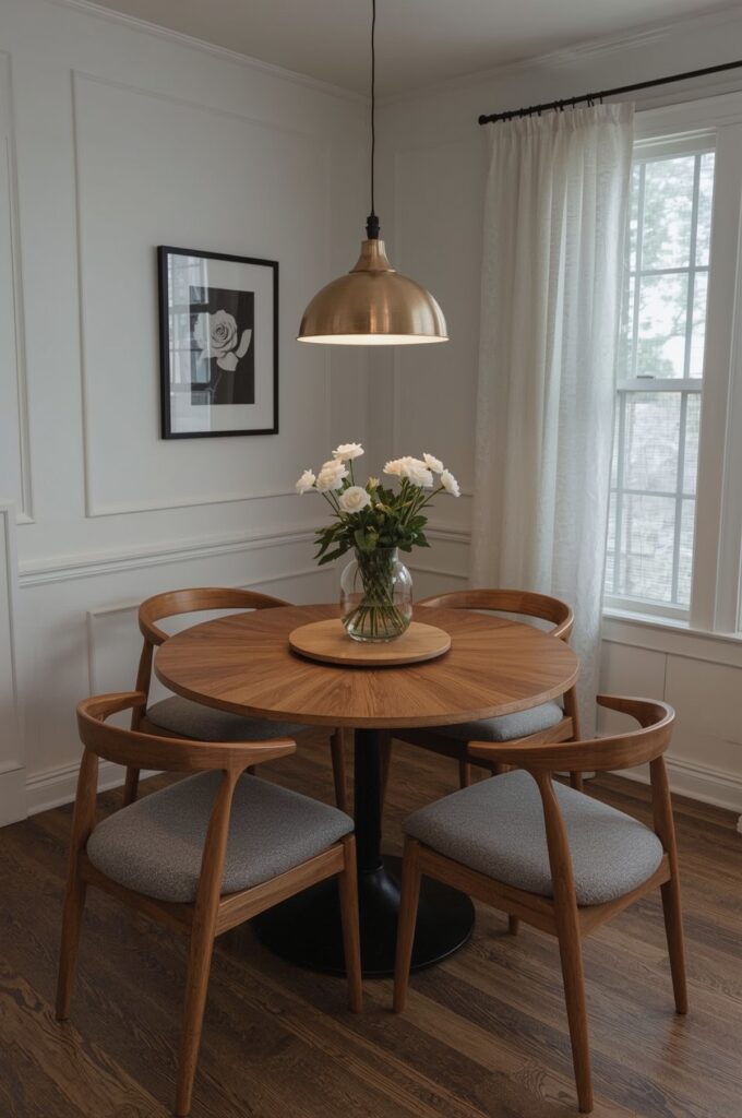 Round Table with Lazy Susan