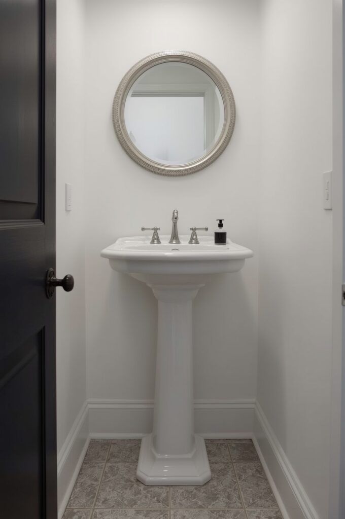 Space-Saving Pedestal Sink
