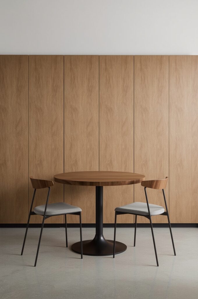 Swivel Fold-Out Table from Cabinet