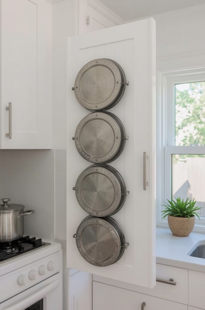 Vertical Magnetic Strip for Lids