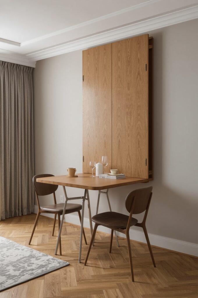 Wall-Fold Murphy Dining Table
