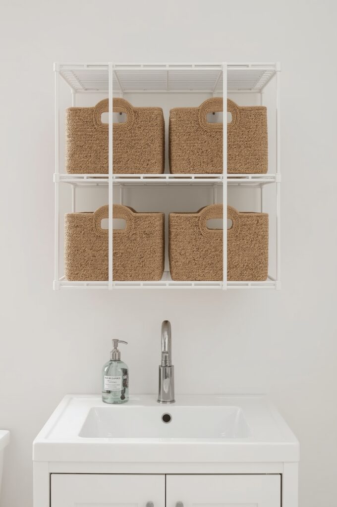 Ceiling-Mounted Storage Rack