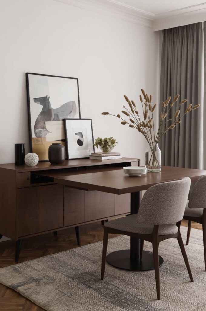 Dual-Purpose Sideboard-to-Table